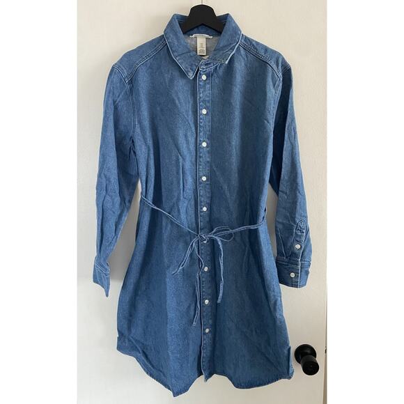 H&M Blue Denim Midi Dress - Picture 2 of 7